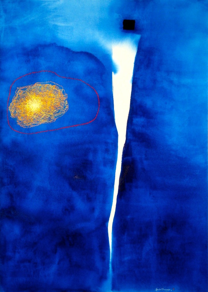 original watercolor painting abstract figurative