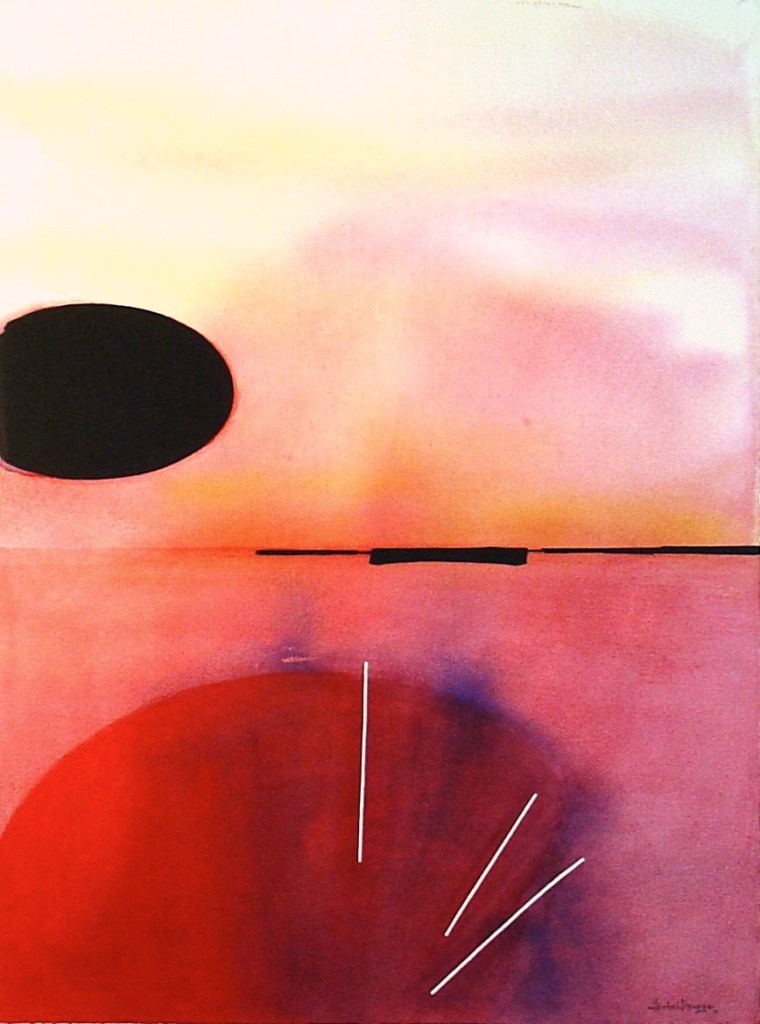 original watercolor painting abstract figurative