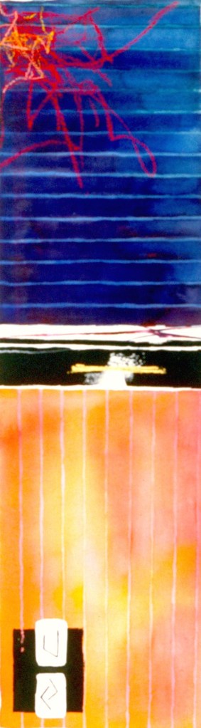 original watercolor painting abstract figurative